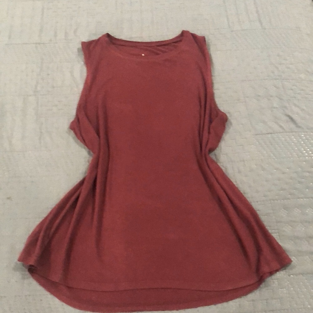 A NEW DAY MARRON SLEEVELESS RANK SIZE M